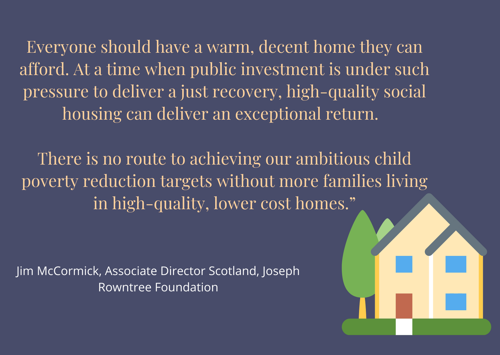 Quote about housing Jim McCormick